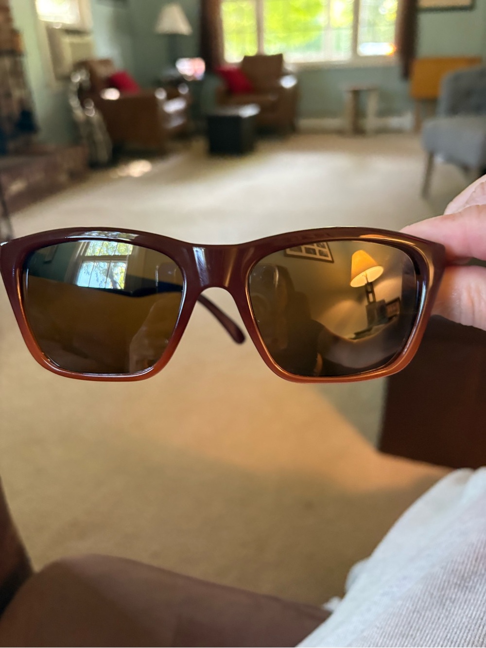 Vuarnet unisex Brown Rectangular Sunglasses - Classic UV Protection